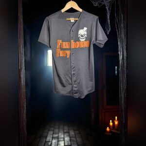 Custom Funhouse Fury Jersey W Clown Skull #25 Sz M By High Five